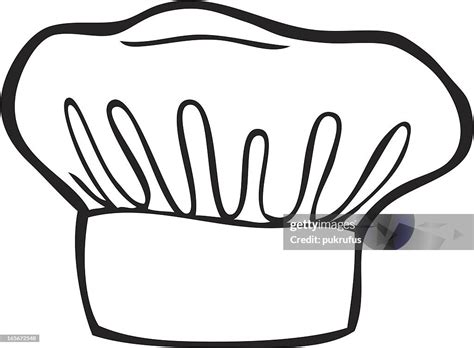 Chefs Hat Line Art High Res Vector Graphic Getty Images
