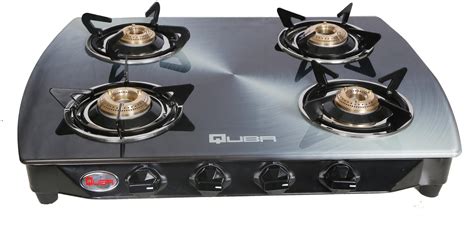 Buy Quba 4 Burner Regular Silver Gas Stove Online At Low Prices In India