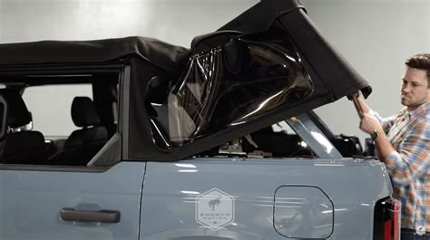 Bronco Soft Top How To Video Folding Removing And Window Removal