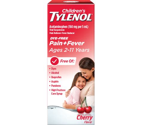 Childrens Tylenol® Dye Free Liquid Medicine Tylenol®