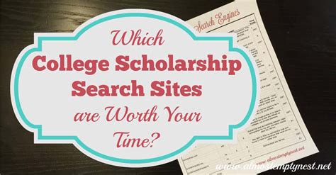 Which College Scholarship Search Sites Are Worth Your Time