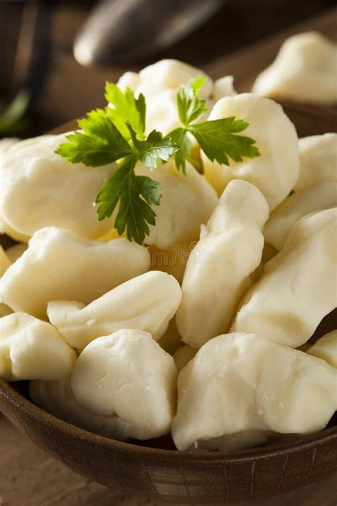 White Dairy Cheese Curds Stock Photo Image Of Tasty 40734492