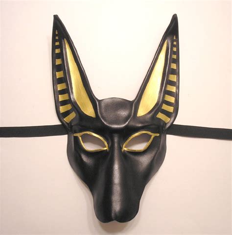Egyptian God Anubis Leather Mask