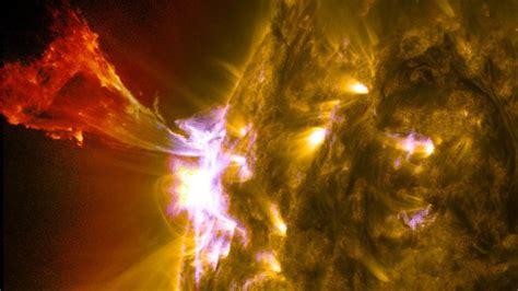 In Pictures Raw Power Of The Sun Bbc News