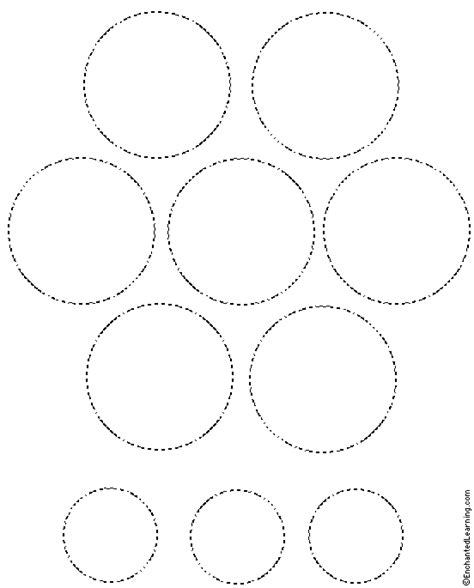 Circles 2 Tracingcutting Template