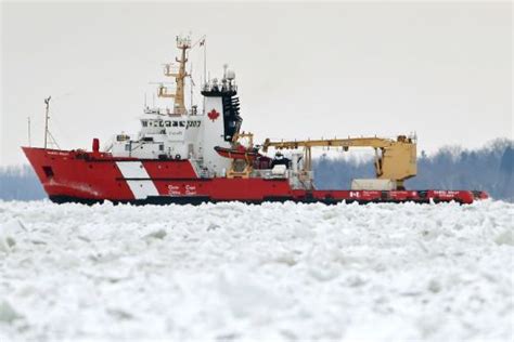 Coast Guard Begins Great Lakes Icebreaking Operations In Lake Superior