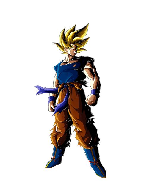 Lr Super Saiyan Goku Render By Dokkandeity On Deviantart