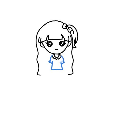 Simple Little Girl Drawing