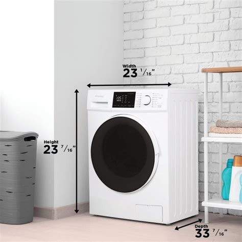 The unit includes extra features such as wrinkle shield™ and tumblefresh™ options, which keep your clothes fresh and wrinkle free between washing and drying by tumbling them for up to 12 hours. Washer Dryer Combo DWM120WDB3 24in -Danby | aniksappliances
