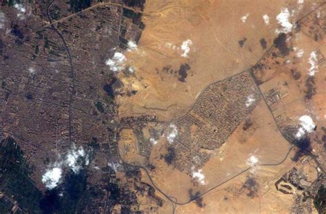 Station Astronaut Snaps Super Sharp View Of The Great Pyramids From