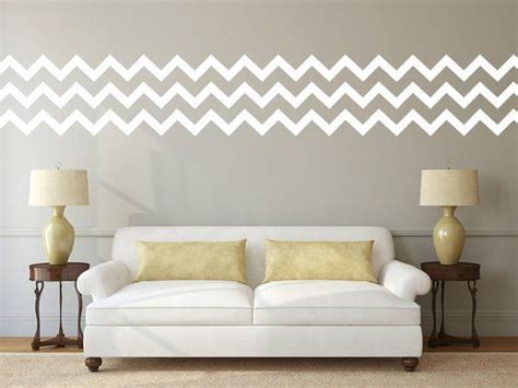 Chevron Wall Pattern Decal For The Home Db333 Etsy Chevron Wall
