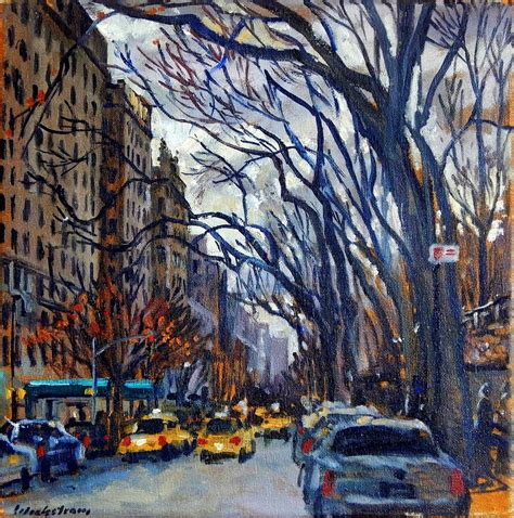 Fifth Avenue In November Painting By Thor Wickstrom Fine Art America
