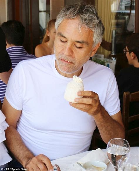 He was diagnosed with congenital glaucoma at 5 months old. Andrea Bocelli enjoys family lunch with wife Veronica and ...