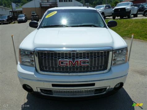 2009 Summit White Gmc Sierra 1500 Sle Z71 Crew Cab 4x4 81870505 Photo