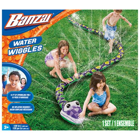 Banzai Water Wiggles Snake Sprinkler 10 Inch