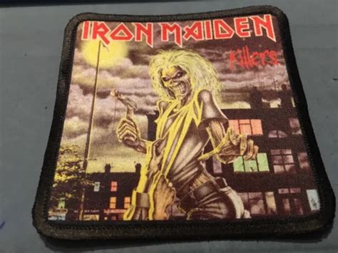 Iron Maiden Killers Sublimated Patch 3”x3” Album Cover Rock Metal Music 4 00 Picclick