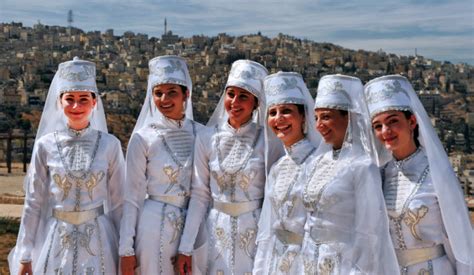 Traditional Clothing From The World Circassian Women Jordan By Saad