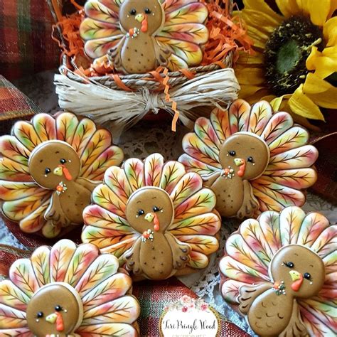 Cute Turkey Cookies ~just Inspiration No Recipe Or Instructions