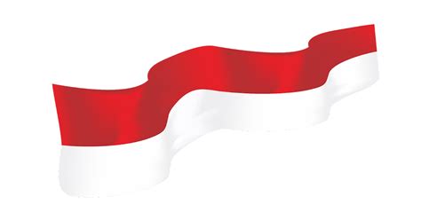 Bendera Merah Putih Berkibar Png Vector  IMAGESEE