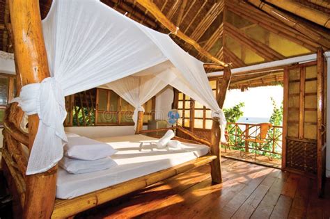 Wooden Bungalow Resort In Ko Phi Phi Island Thailand Stock Photo