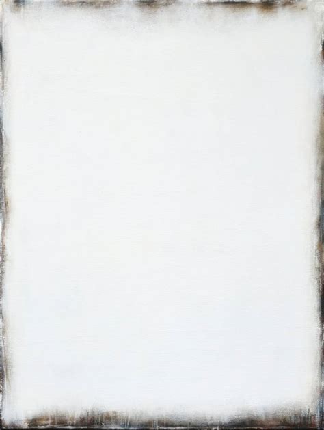 White Grey Abstract White Poems Zen Study Painting By Leon Grossmann