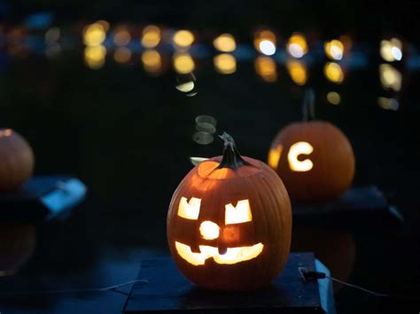 Download Halloween Pumpkin Cool Light Picture
