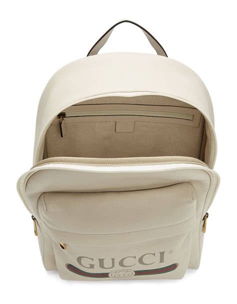 Gucci White Print Backpack · Vergle