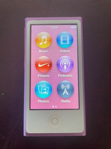 Apple Ipod Nano 7th Generation A1446 Purple Ebay