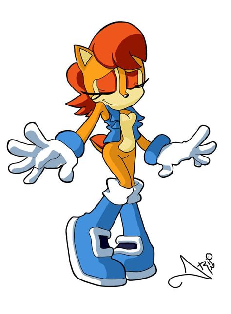 Sally Acorn Sonic Satam The Sonic Sonic The Hedgehog