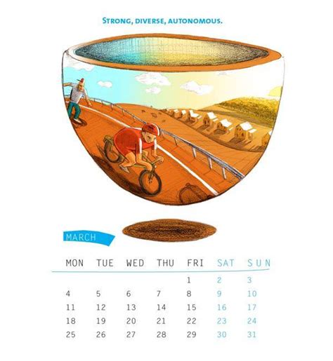 24 Creative Calendar Designs For Your Inspiration Printrunner Blog