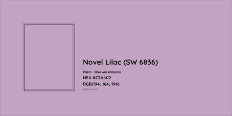 Novel Lilac SW Complementary Or Opposite Color Name And Code C A C Colorxs Com