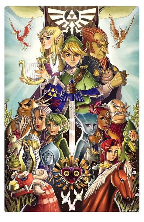 The Geeky Nerfherder Cool Art Tribute To The Legend Of Zelda By