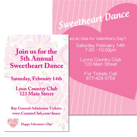 Diy Valentines Day Posters For Sweetheart Dance Valentines Day