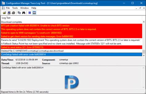 Fix CcmSetup Failed With Error Code 0x80200014 In SCCM