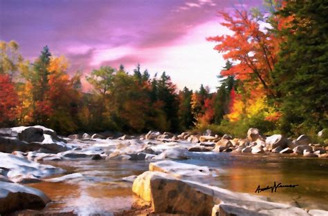 Vermont Autumn Digital Art By Anthony Caruso