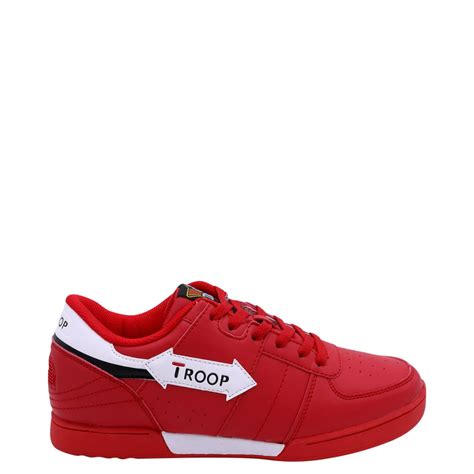 Troop Troop 1cm00075 602 Crown Court Sneakers Red 10 Dm Us