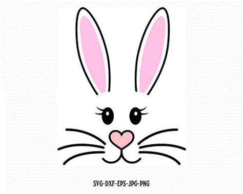 Bunny Svg Easter Svg Easter Bunny Svg Easter Cut File | Etsy