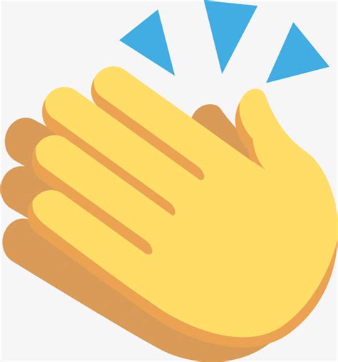 Clapping Hands Emoji Transparent Clapping Single Hand Emoji HD Png