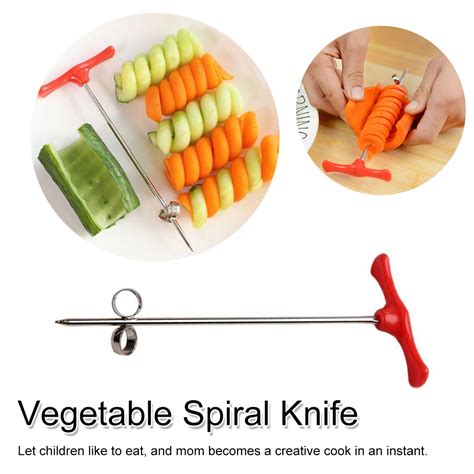 Vegetables Spiral Knife Carving Tool Potato Carrot Cucumber Salad