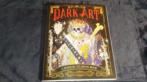 Dark Art A Horror Coloring Book By Francois Gautier Youtube