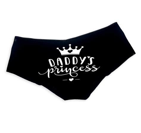 Daddys Princess Panties Ddlg Clothing Sexy Slutty Cute Submissive Funny Panties Booty
