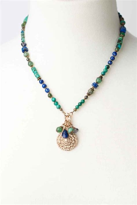 Anne Vaughan Original Jewelry Azure Hand Made Bronze Precious Metal