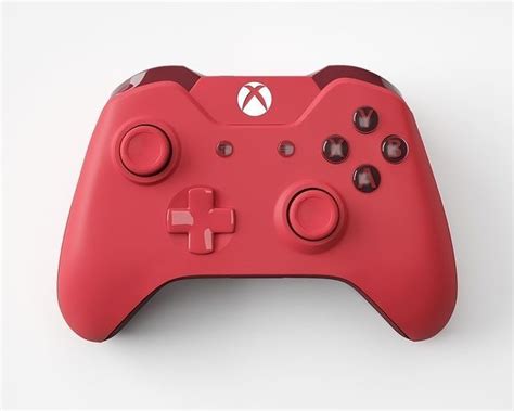 Xbox One Red Edition Controller 3d Model Cgtrader