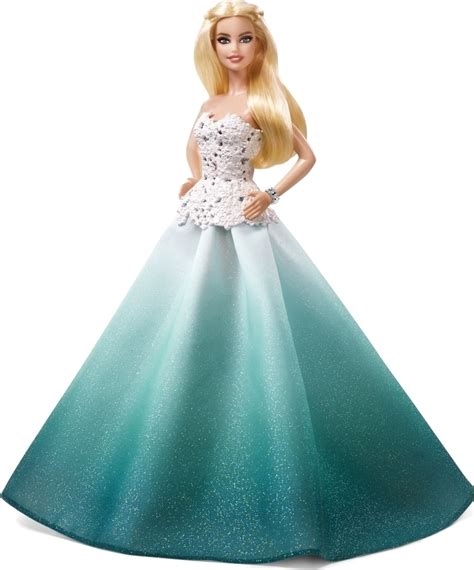 mattel barbie 2016 holiday doll aqua gown skroutz gr