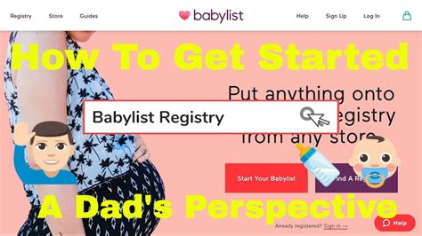 Babylist Baby Registry Creation How To A Dads Perspective Youtube