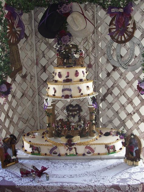 TJ & Tommy's Western cake — Western/Cowboy | Western cakes, Western wedding cakes, Sweet 15 
