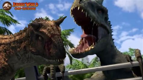 Indominus Rex Vs Carnotaurus Jour 4 Match 4 Tournoi Jurassic World