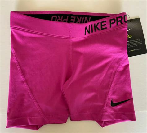 New Nike Pro [s] Womens Tight Fit 3 0 Compression Shorts Fuchsia 889577 531 Ebay