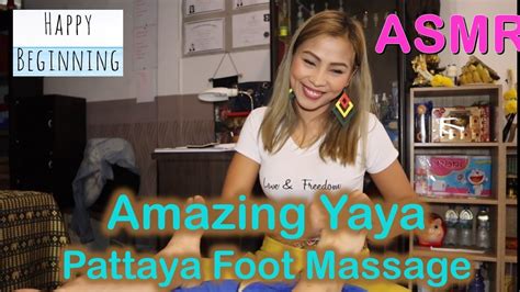 amazing pattaya yaya foot massage pattaya thailand so cool youtube