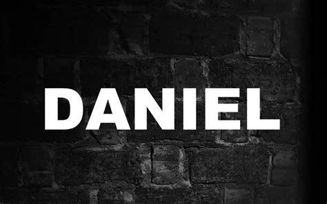 Significado De Daniel Y Su Origen 【actualizado】